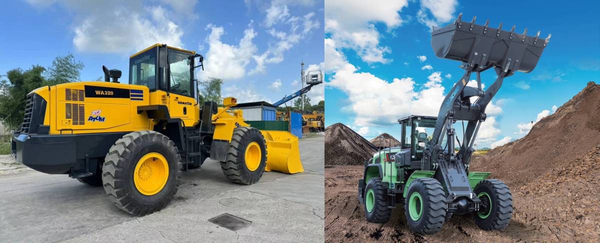Khả năng vận hành và công nghệ của xúc lật Komatsu W320 và XCMG XC958-EV