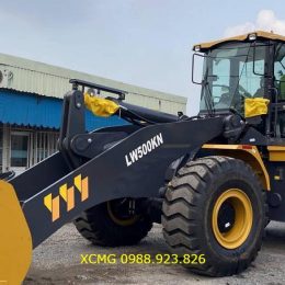 Thông Số Chi Tiết [2025] Máy xúc lật XCMG model LW500KN gầu 4,2m3, sức nâng 5.5 tấn dây truyền công nghệ Châu Âu