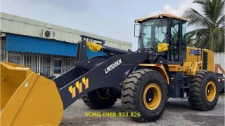 Thông Số Chi Tiết [2025] Máy xúc lật XCMG model LW500KN gầu 4,2m3, sức nâng 5.5 tấn dây truyền công nghệ Châu Âu